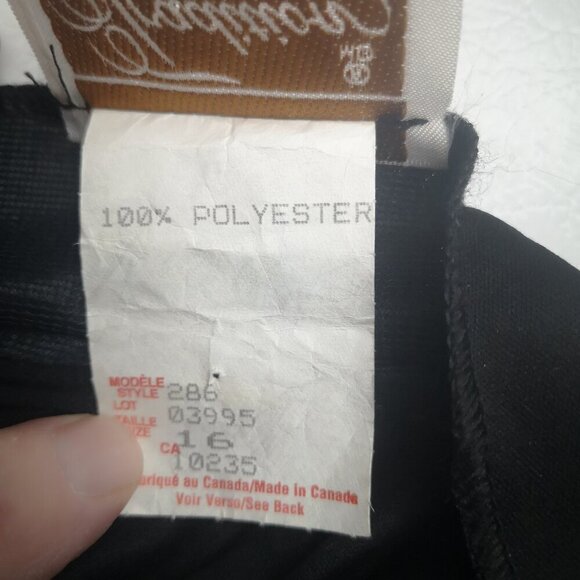 Vintage Tradition Ladies Size 16 Gold & Black Made in Canada Button Front Tunic - Picture 5 of 9